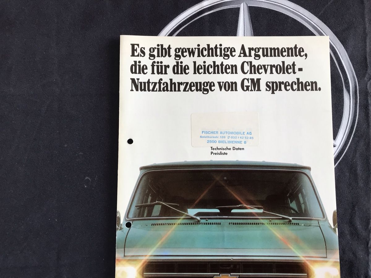 Chevrolet Documenti: Chevrolet Prospekt  – Usato da Balterswil venduto da Jeko1967
