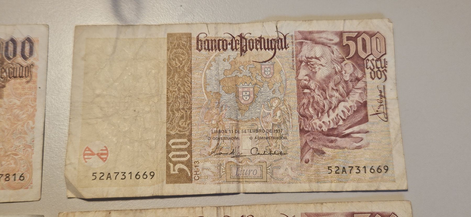 Banknoten: 4000 Escudos 1997 – Gebraucht aus Belp von Ginus85 3