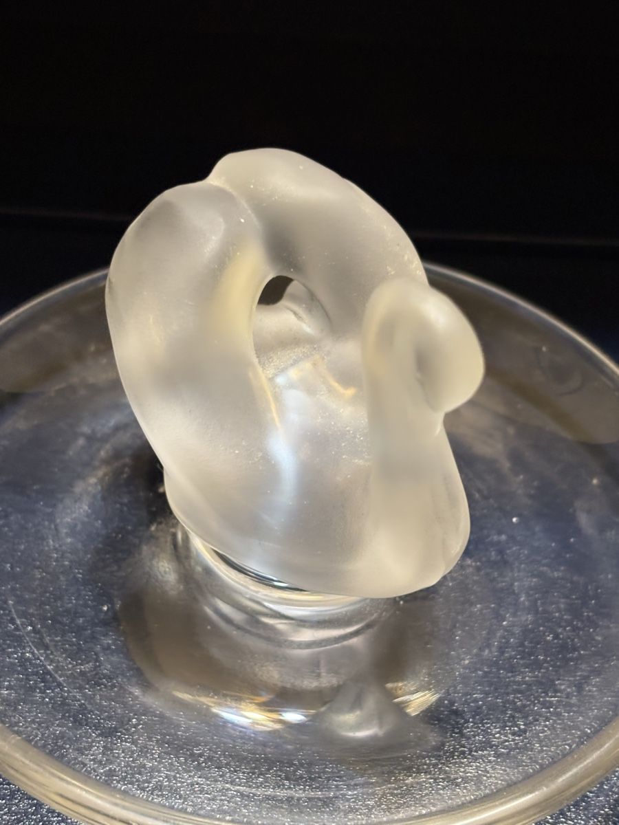 Lalique Figuren: LALIQUE SCHWAN FIGUR AUF UNTERTELLER – Neu (gemäss Beschreibung) aus Adlikon b.Regensdorf von Crystaldragon09 4