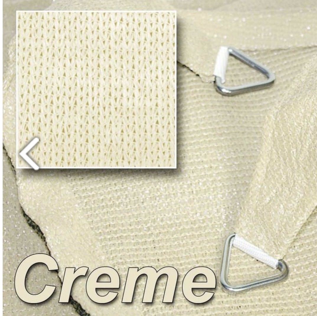 Ombrelloni: Sonnensegel Rechteck 6x8m, creme – Nuovo (secondo la descrizione) da Winterthur venduto da Ohrensessel 2