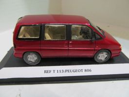 PEUGEOT  806  1:43   HANDARBEITS MODELL  STARTER  FRANCE