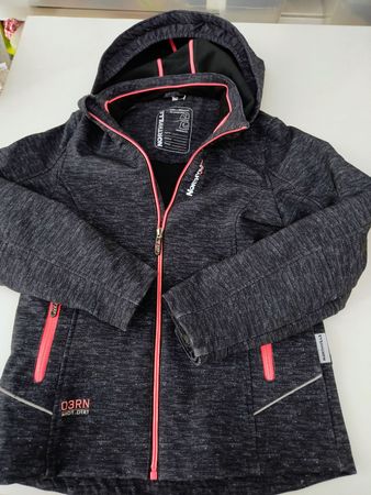 Northville Softshell Jacke Mädchen, Neon-Details, Gr. 146