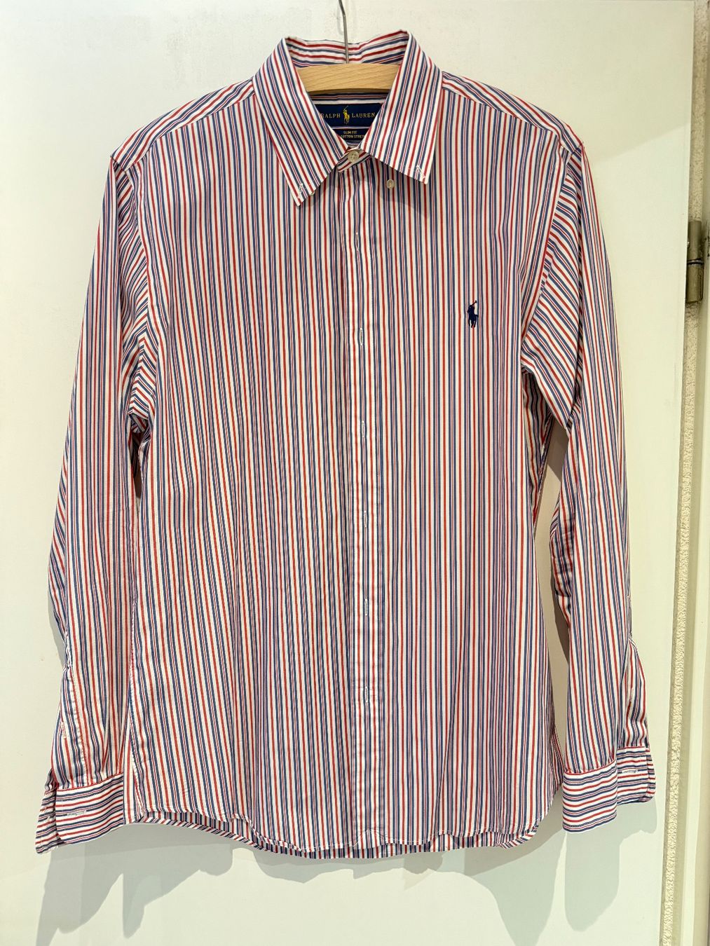 Ralph Lauren Hemden: Ralph Lauren Slim Fit Herrenhemd Gr. M gestreift – Gebraucht aus Wädenswil von Rossonero1899