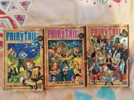 Mangas Fairy Tail volumes 4, 5, 6 Pika Edition japonais