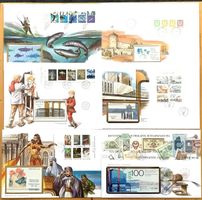 1983-95 - Finnland FDC Grossbriefe- Markenheftchen