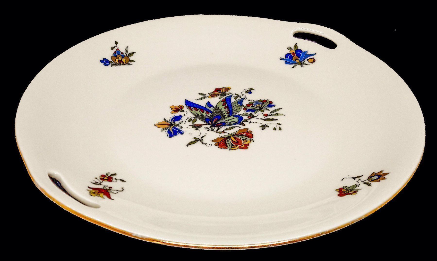 Teller: Langenthal 55 Platte Teller plat Ø 24cm – Gebraucht aus Tavannes von Brocashop 2