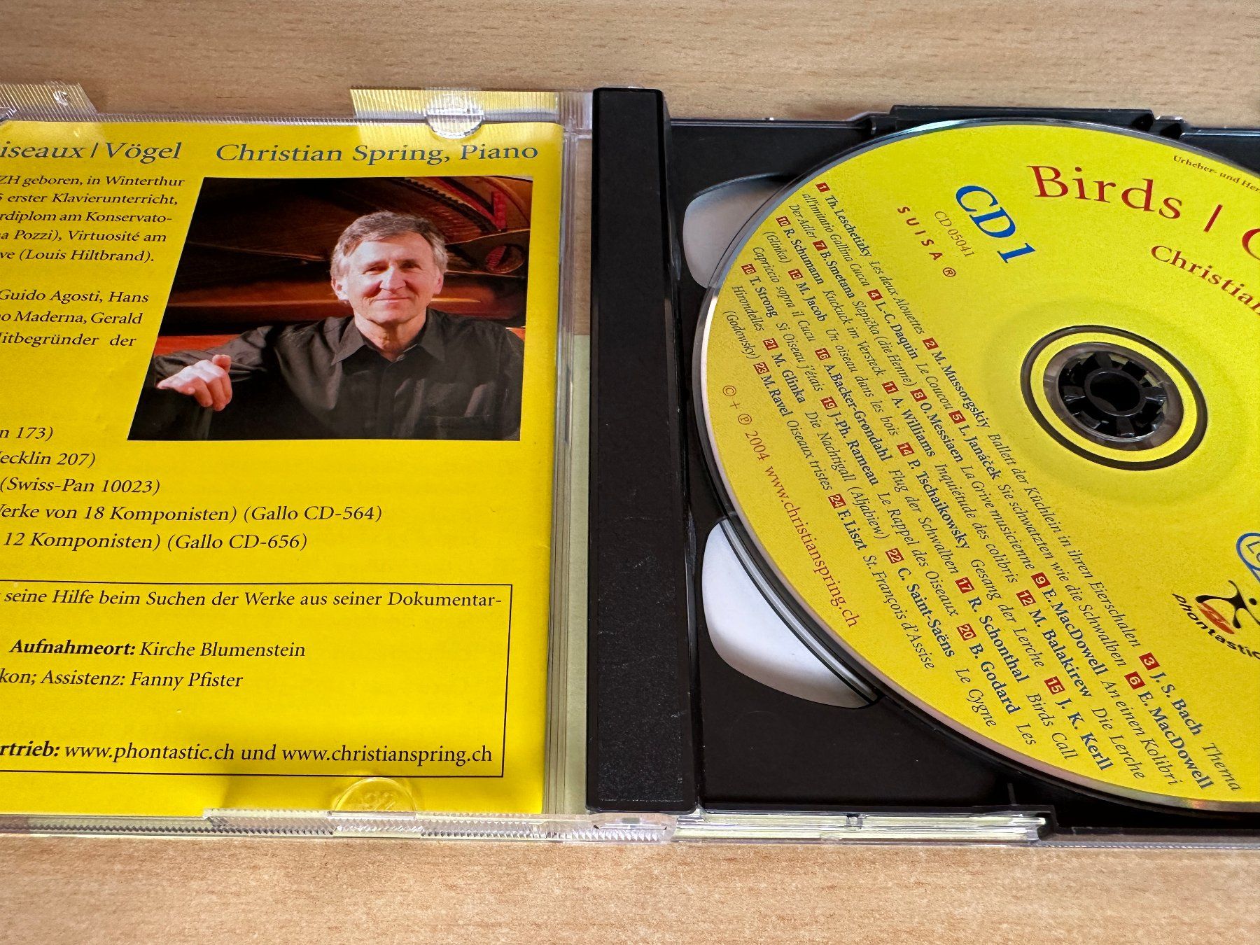 CD: Christian Spring - Birds / Oiseaux / Vögel - 2 CD – Usato da Rikon im Tösstal venduto da Alpenmutz 2