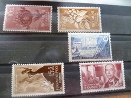 Alte Briefmarken Sammlung, verschiedene Motive, Top!