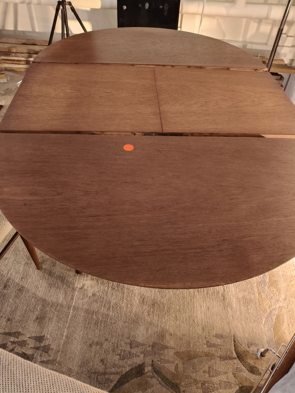 Set di tavolo e panche: Esstisch aus Teak mit 6 Stühlen – Usato da Zwingen venduto da inf_2blh 9