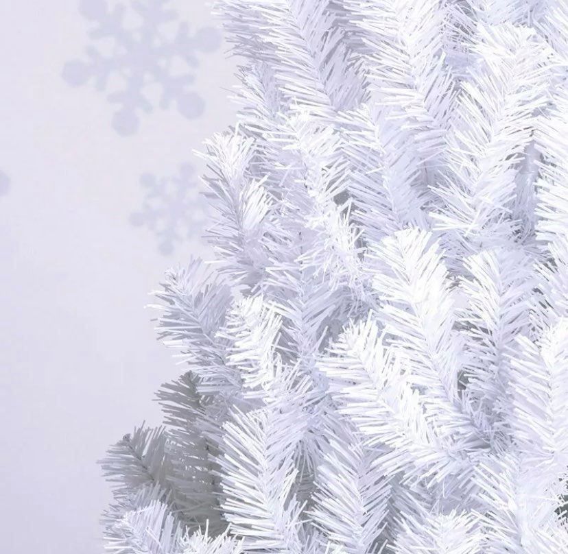 Tutte le decorazioni: +120cm Weiß Christbaum – Nuovo e nell'imballaggio originale da Amriswil venduto da JaJa-Express