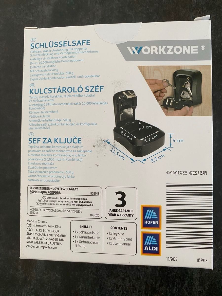 Casseforti: SchlüsselSafe – Nuovo e nell'imballaggio originale da Oberriet SG venduto da shanis 1