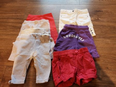 3/4 Leggins Kurzhosen 71 - 74 cm 7Stück