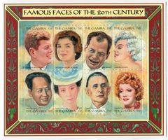 Block "John F. Kennedy, Charles de Gaulle, Willy Brandt"