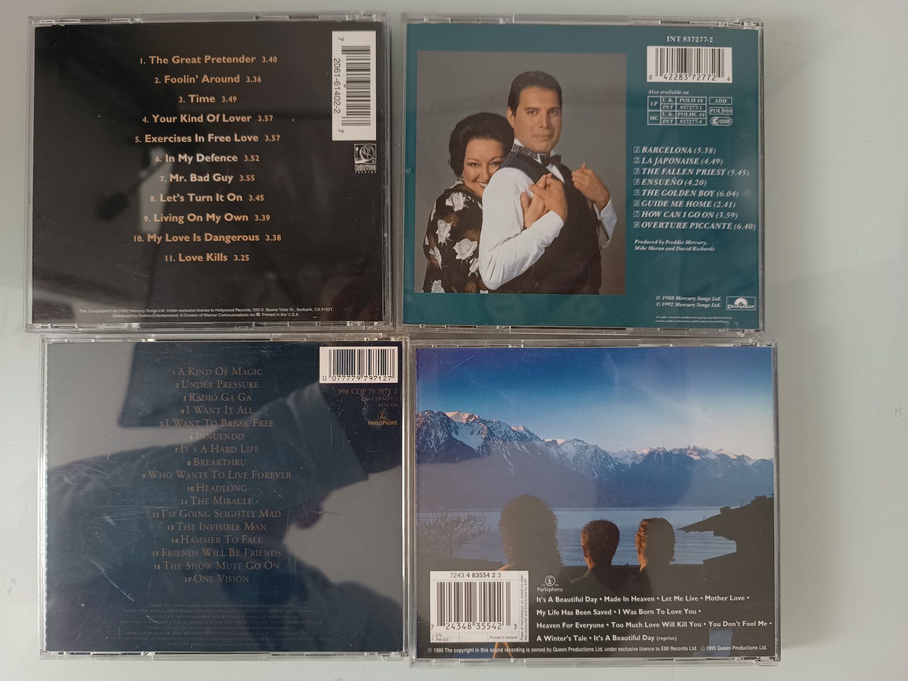 CD: QUEEN & Freddy Mercury - 4 CDs – Usato da Mels venduto da akaBella 1