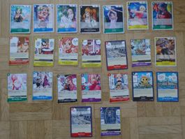 Lot 23x    ONE PIECE    CARD GAME   Pas de doublons