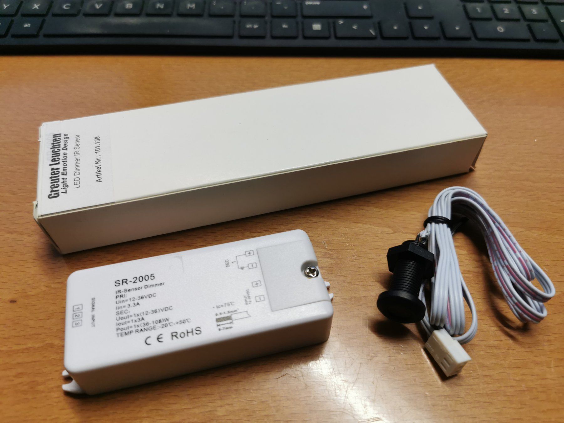 Interruttori: LED DIMMER MIT IR-SENSOR 12V-24V – Nuovo e nell'imballaggio originale da Zetzwil venduto da bugkeeper 1