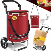KESSER Einkaufstrolley 56L Bordeaux
