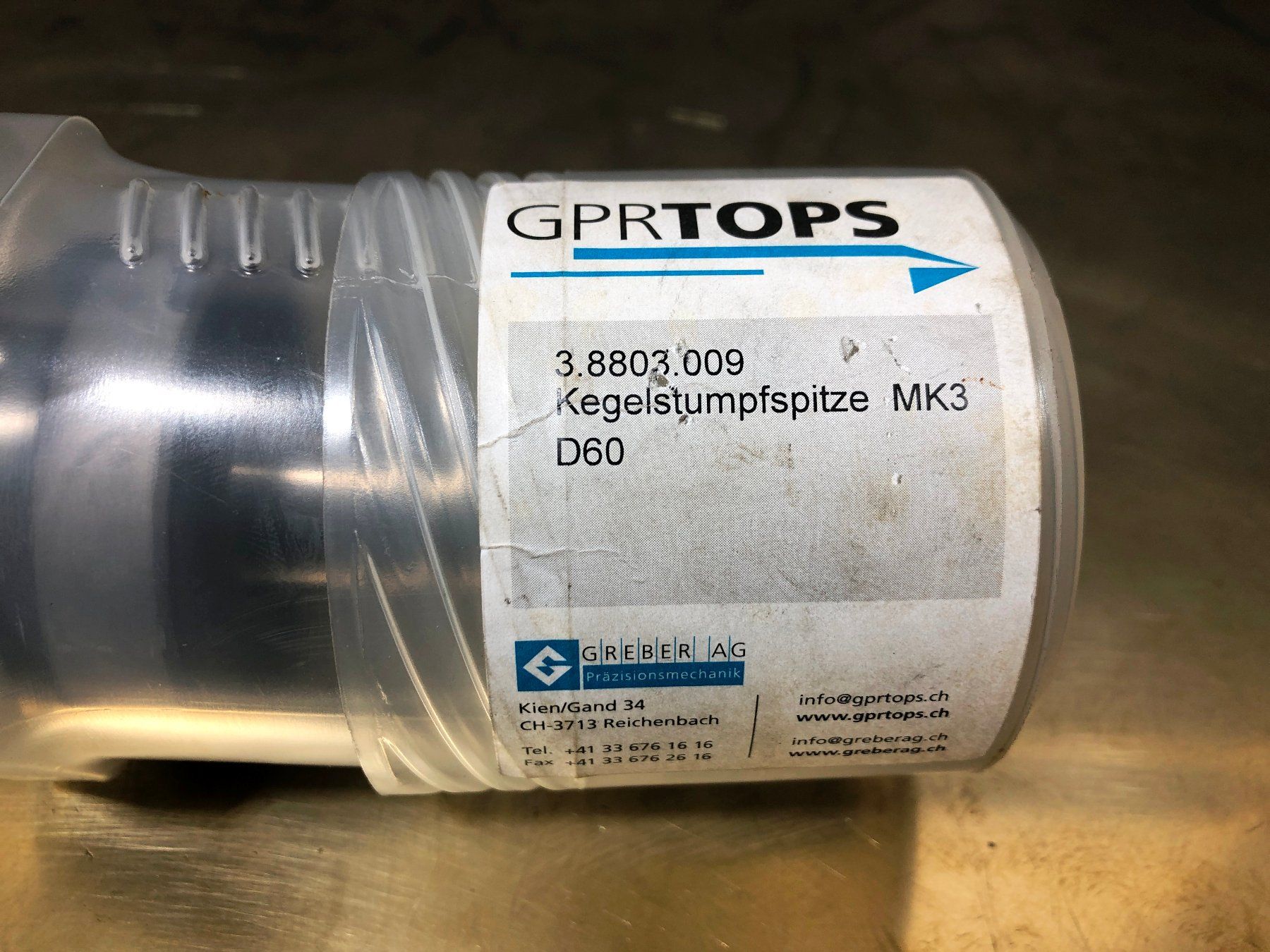 Alle Werkzeuge: Kegelstumpfspitze MK3, D60 GPRTops – Gebraucht aus Laufenburg von Sirluger 7