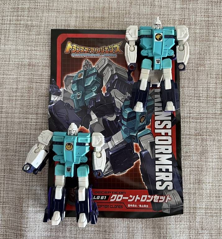 Giocattoli: Transformers Legends LG61 Clonetron Set Wingspan & Pounce – Usato da Neuchatel venduto da Pancrazi