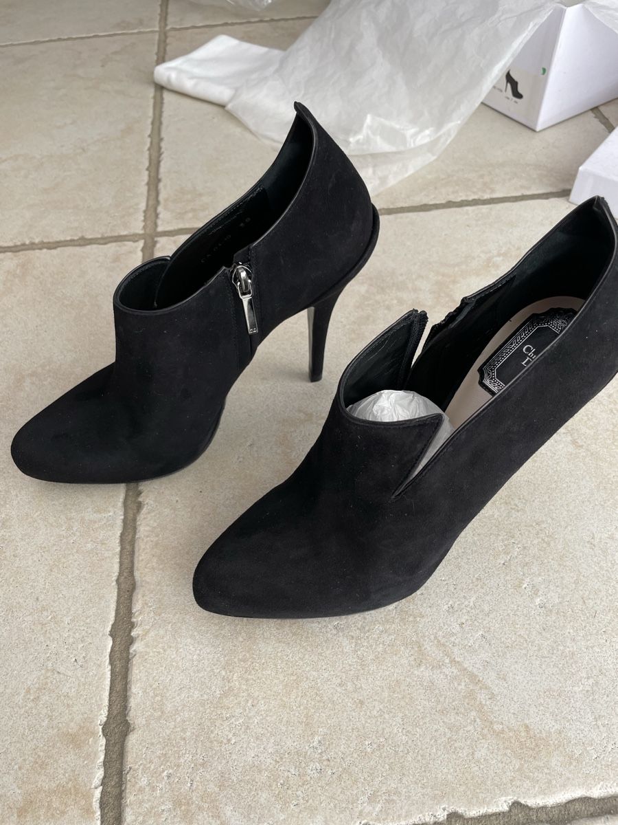 Dior Scarpe da donna: Bottines Dior en daim noir T 38 – Nuovo (secondo la descrizione) da Coppet venduto da Len007