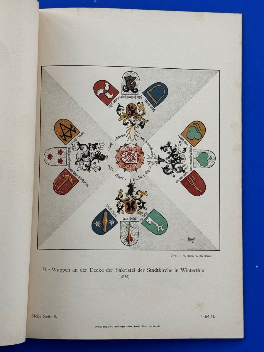 Libri: Die Wappen in der Sakristei der Stadtkirche in Winterthur – Usato da Adliswil venduto da buch_und_kunst 3