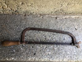 Antike Handsäge, Holzsäge, vintage Säge