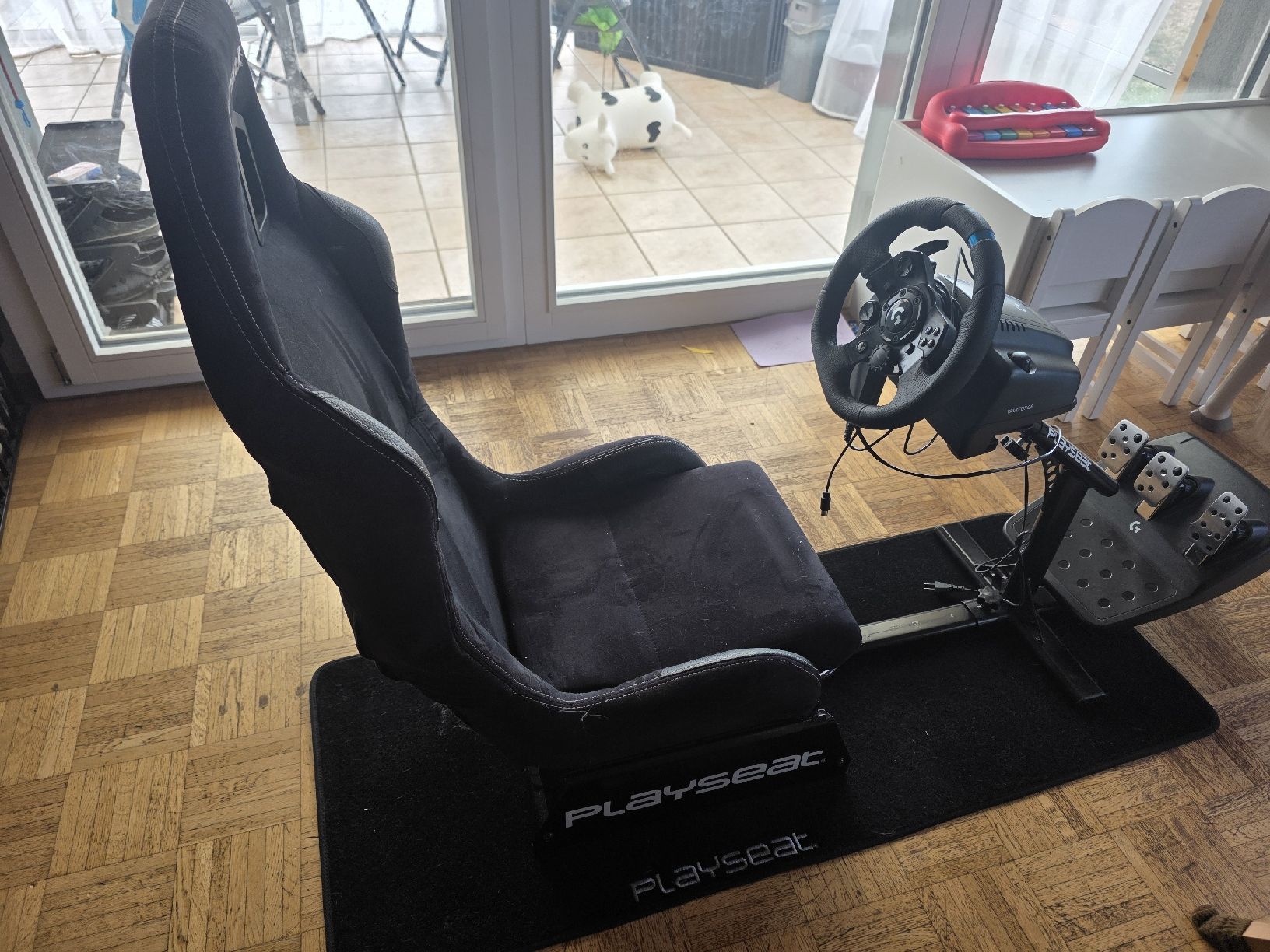 Logitech Controller: Playseat mit Logitech G923 mit Shifter XBOX – Gebraucht aus Kleingurmels von arace