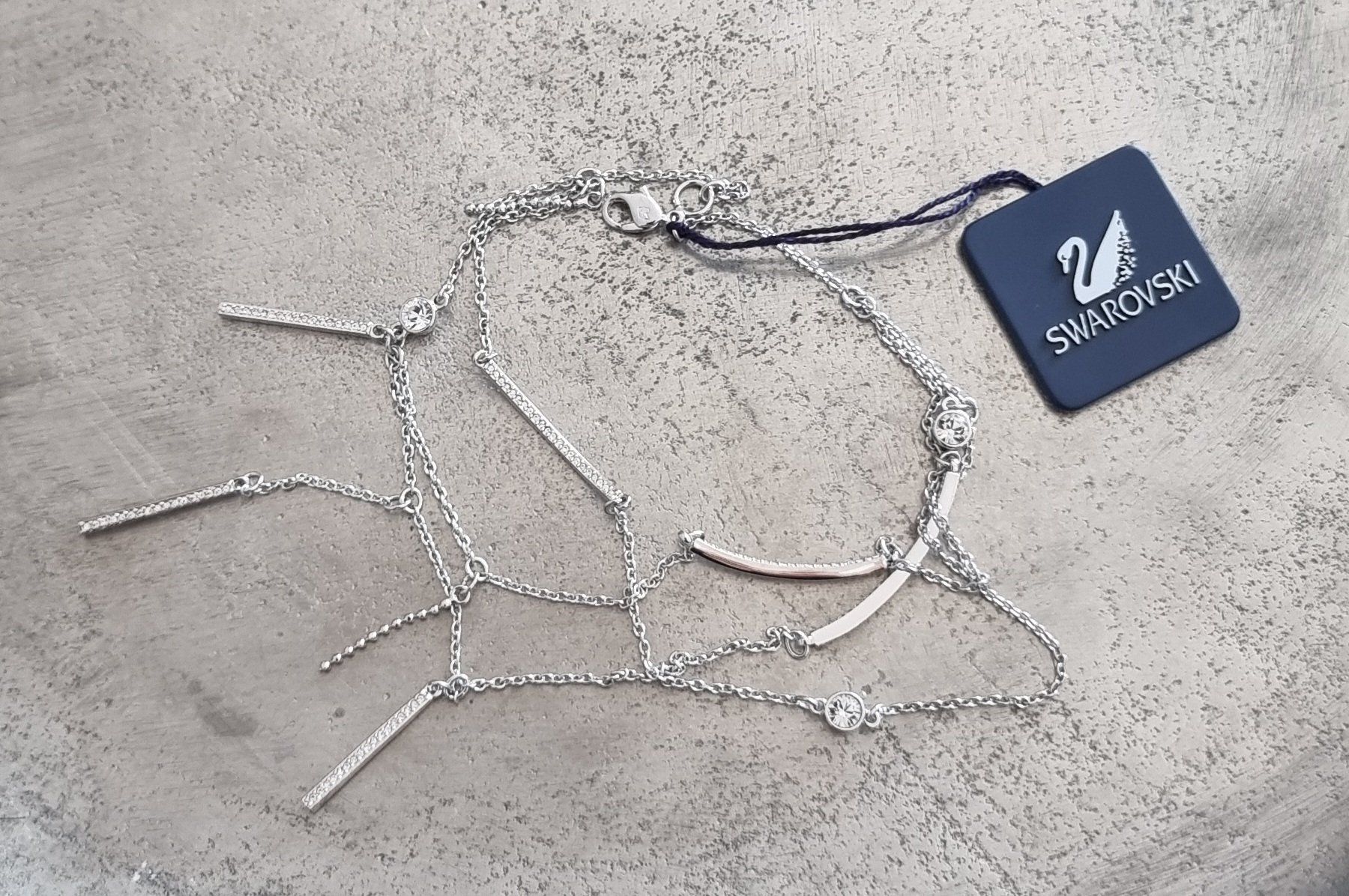Catenine: ORIGINAL Swarovski Kette oder Fusskette – Nuovo e nell'imballaggio originale da Frauenfeld venduto da Reddragon 1