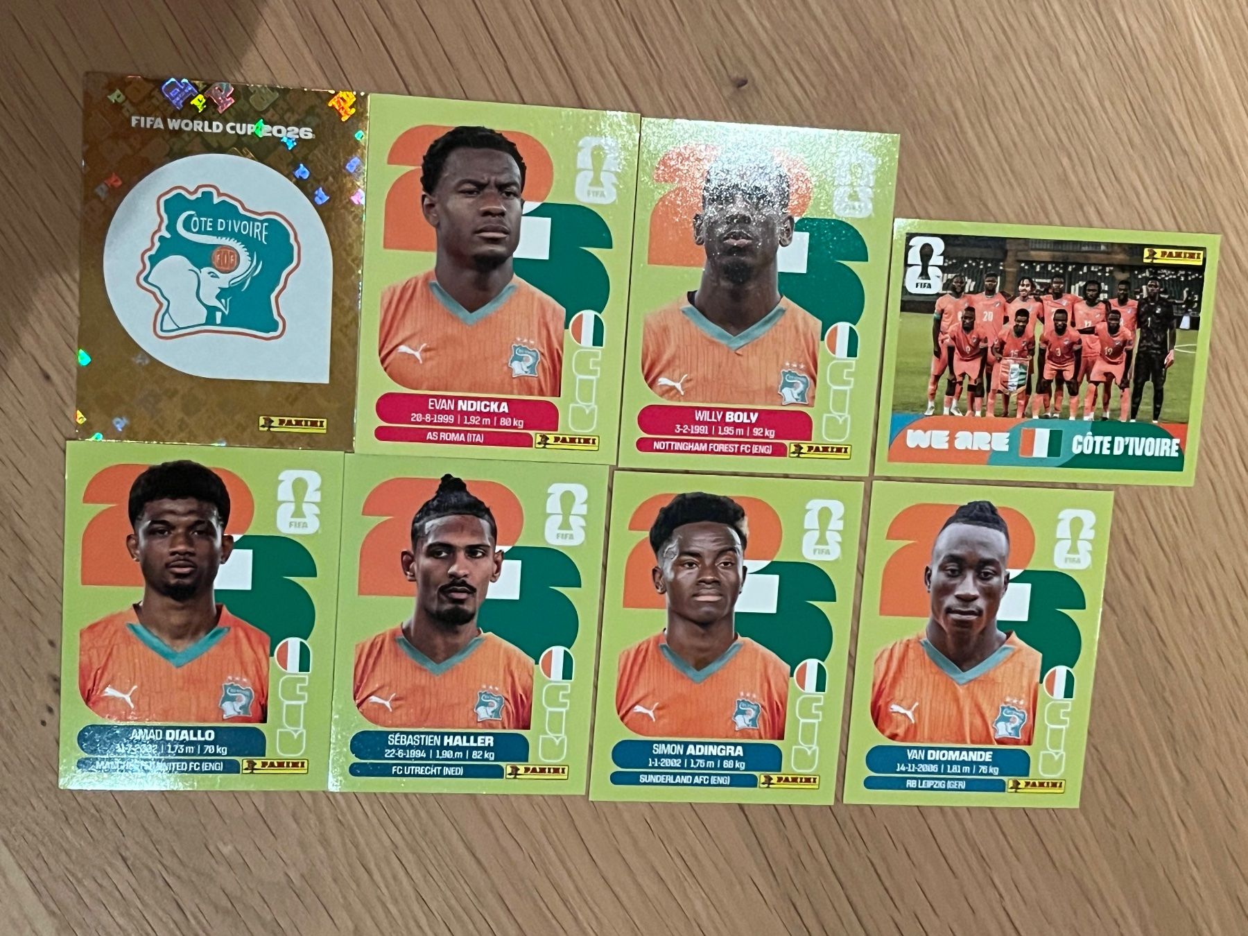 Panini Carte collezionabili: Panini WM 2026 Sticker Elfenbeinküste – Nuovo e nell'imballaggio originale da Luzern venduto da strandbar90