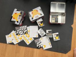 Boîtes en métal Pokémon 25 ans occasion