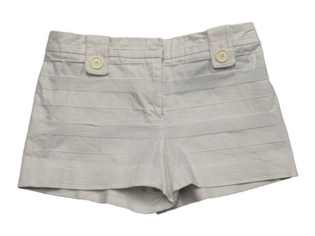 Burberry Shorts weiss GR. 34 Baumwolle check Muster