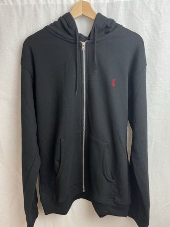 Sweat zippé Ralph Lauren noir taille M 