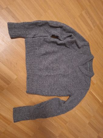 Pullover United Colors of Benetton grau Wolle
