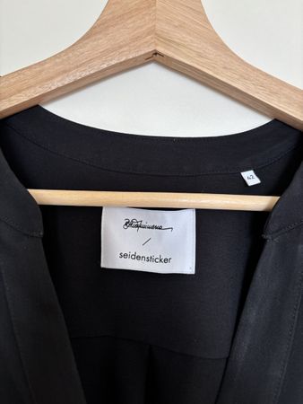 Bluse Seidensticker schwarz Grösse 42 wie neu