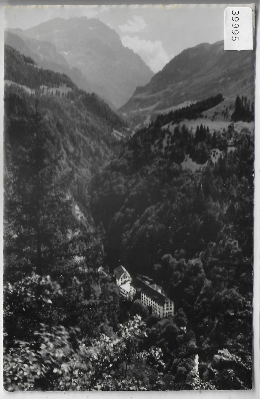 Cartoline postali: Hotel Bad Pfäfers mit Calanda – Usato da Ettingen venduto da Kartenplanet