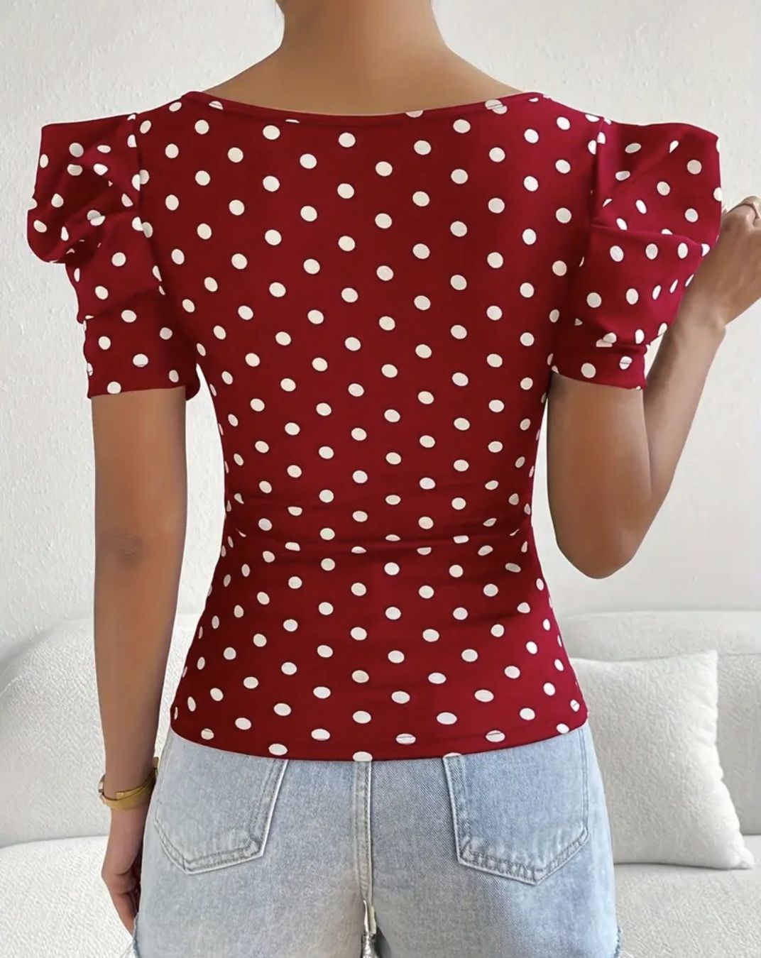 T-Shirts: Herziges T-Shirt in Rot, Grösse S – Neu (gemäss Beschreibung) aus Rümlang von suuneschii91