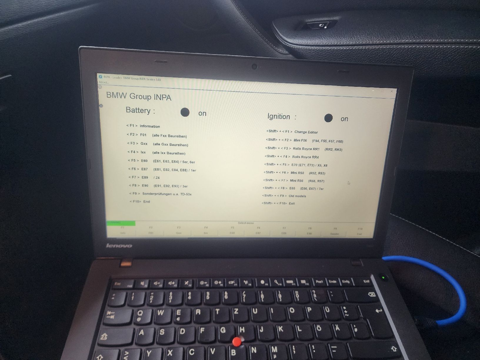 Lenovo Notebook: LenovoThinkpad Diagnosegerät BMW ISTA – Usato da Domat Ems venduto da Ot5110 1
