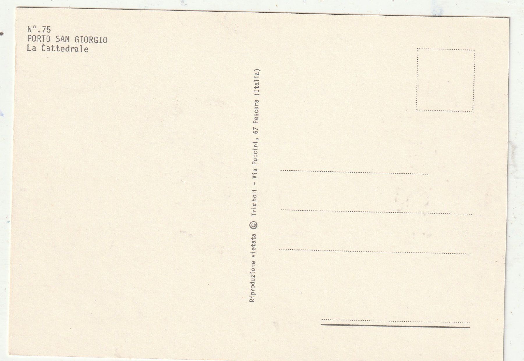 Cartoline postali: Porto San Giorgio – Usato da Lumbrein venduto da made02 1