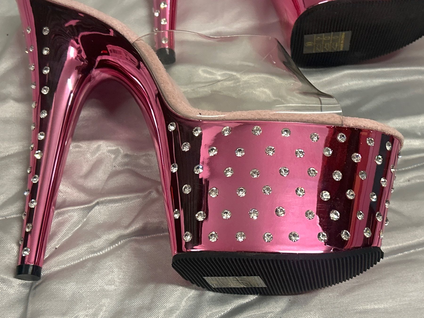 Scarpe da donna: Pleaser Platform Plateau Heels Pink Gr 40 Neu – Nuovo e nell'imballaggio originale da Regensdorf venduto da Spyke55 5