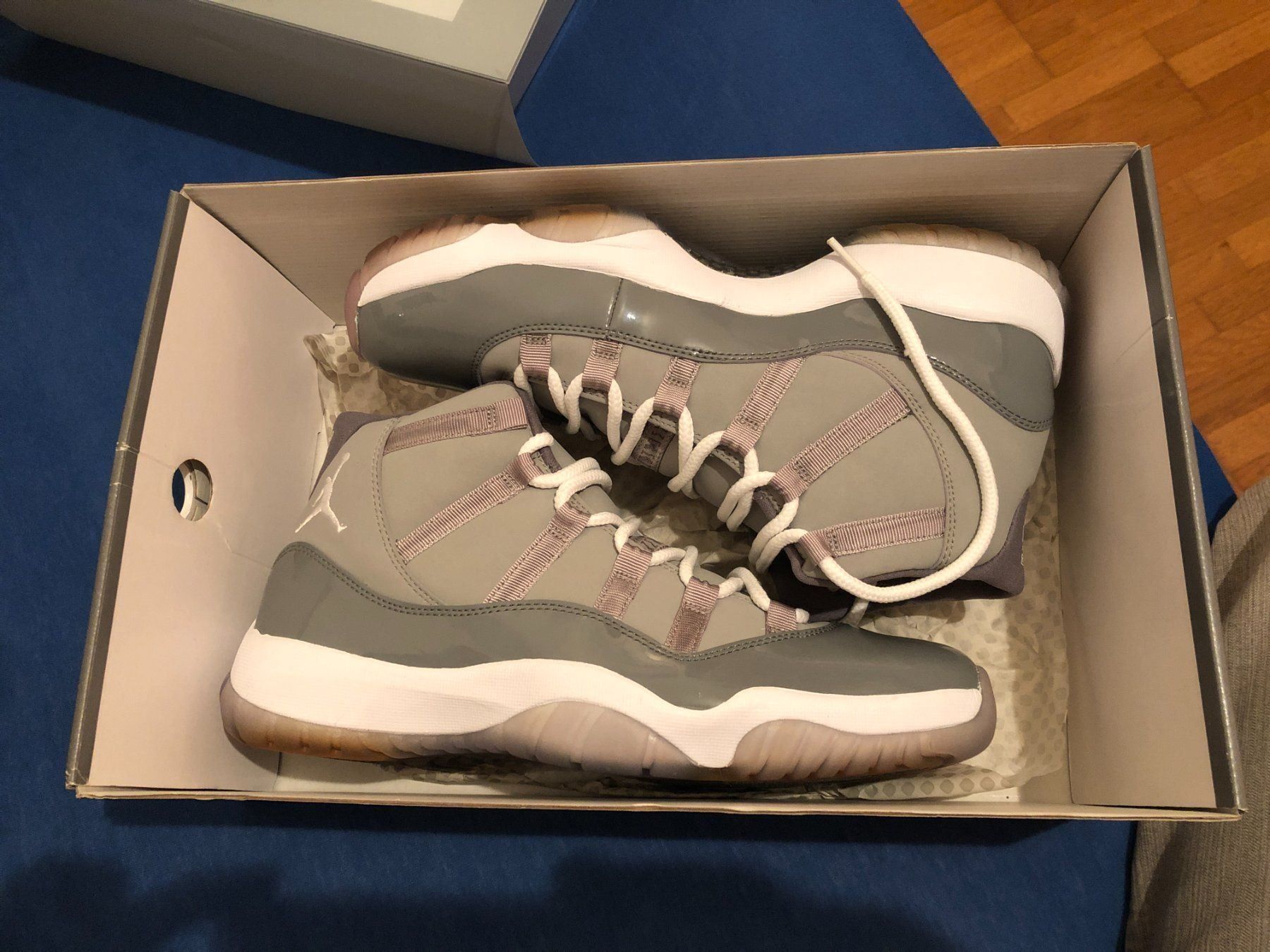 Jordan Scarpe da uomo: Nike Jordan 11 "Cool Grey" 2010 - EU44.5 – Nuovo e nell'imballaggio originale da St. Moritz venduto da comeflywithme 1