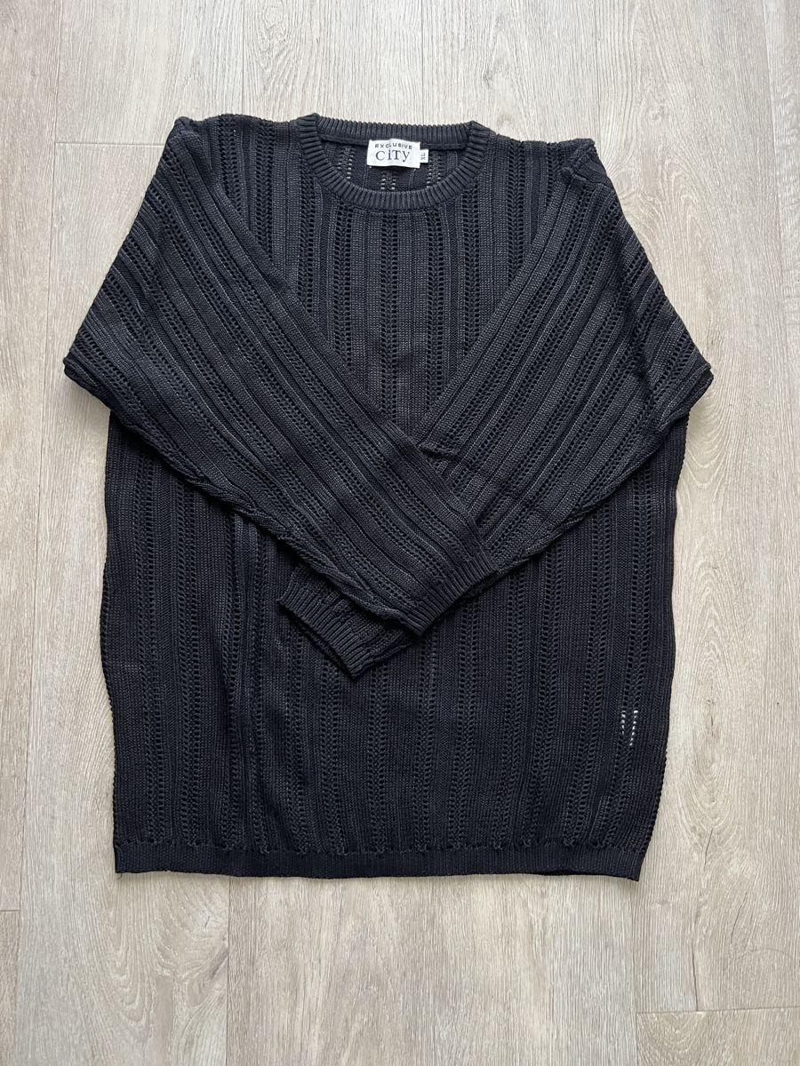 Maglioni & Felpe: Strickpullover schwarz Exclusice City Gr XL – Usato da Betschwanden venduto da Dognose 2