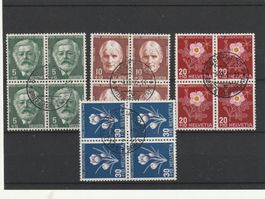Satz Pro Juventute 1945 im 4er-Block