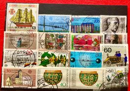DEUTSCHLAND BRIEFMARKEN MARKEN GESTEMPELT 
