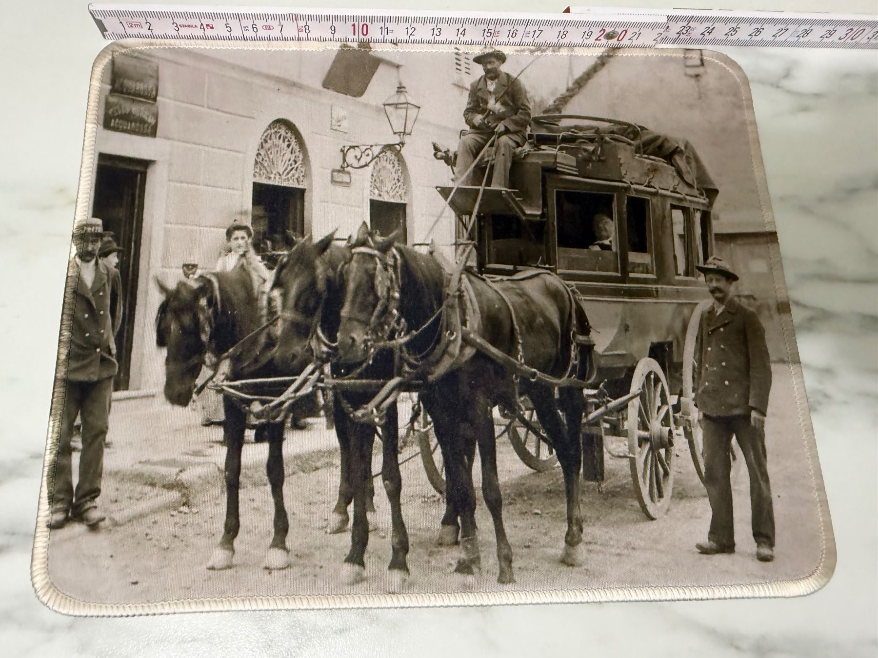 Cartoline postali: Mousepad vintage diligenza Ufficio postale Acquarossa Blenio – Nuovo (secondo la descrizione) da Biasca venduto da Blenio71