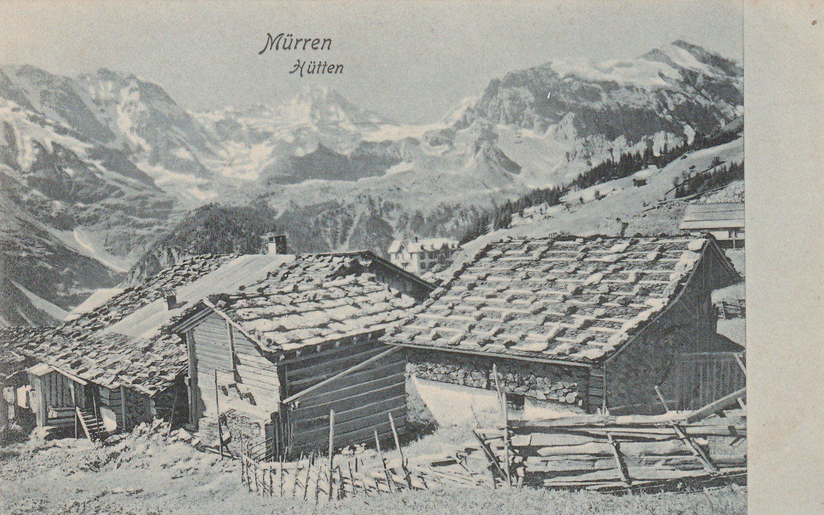 Ansichtskarten: Mürren -  Karte ungelaufen – Gebraucht aus uttwil von Koehlerfred