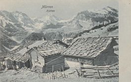 Mürren -  Karte ungelaufen