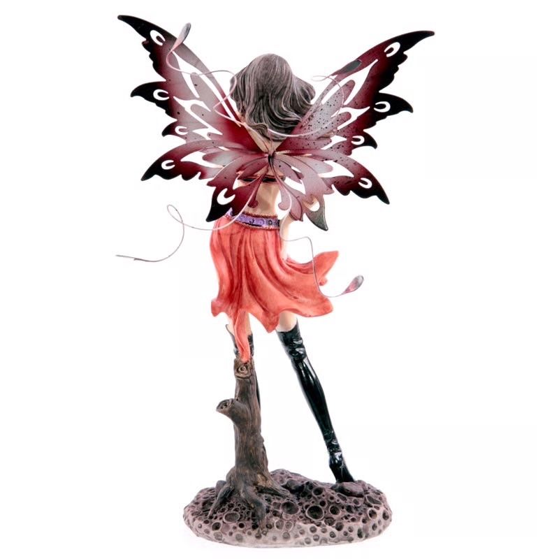 Statuette: Verführungsfee "Sauberin" - rot – Nuovo e nell'imballaggio originale da Menzingen venduto da fairy123 2