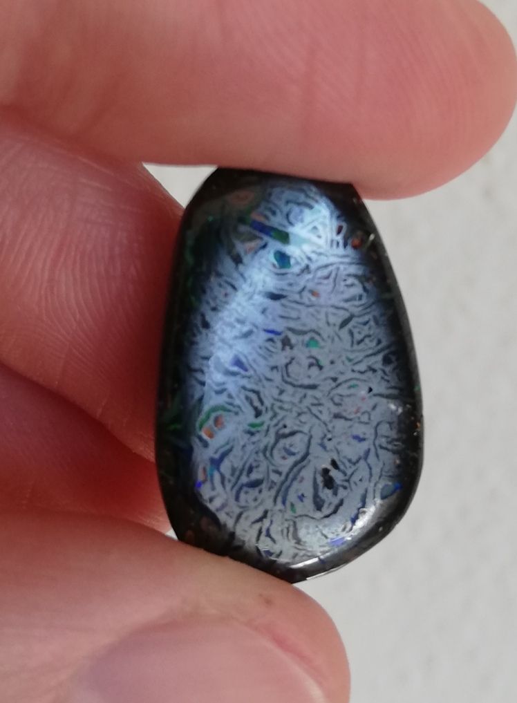 Pietre preziose: Mystischer Koroit Matrix Boulder Opal aus Australien – Nuovo e nell'imballaggio originale da Bärau venduto da thunja 6