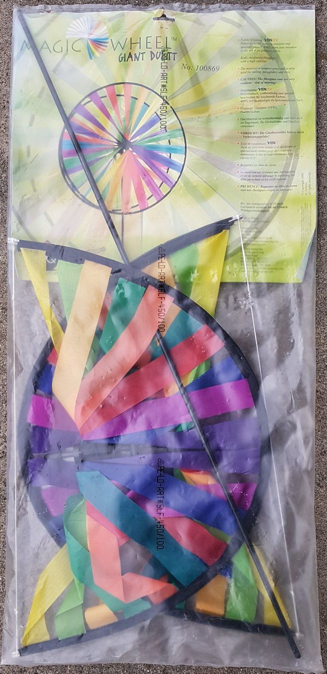 Sonstige Dekorationen & Accessoires: Grosses Windspiel "Magic Wheel" aus Ventex-Polyester / NEU – Neu und originalverpackt aus Dürrenäsch von Bastelnde 1