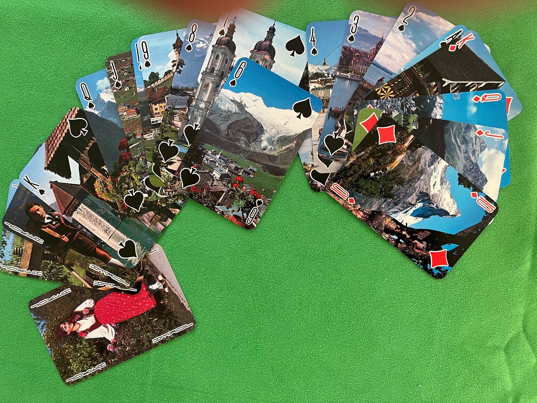 Giochi: Pokerkarten "Schweizer-Reise" mit 55 Blatt, von AGMüller – Nuovo e nell'imballaggio originale da Neuenkirch venduto da zwimpferspiel 1